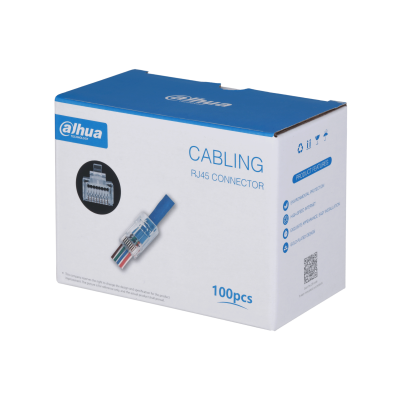 UTP CAT5E 15U" Pass Through RJ45 Connector